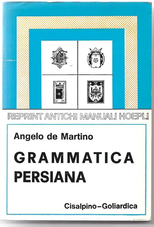 Grammatica persiana (rist. anast. 1911) - copertina