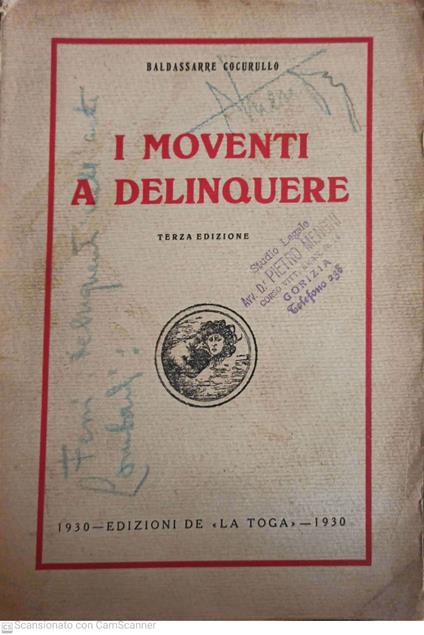 I moventi a delinquere - copertina