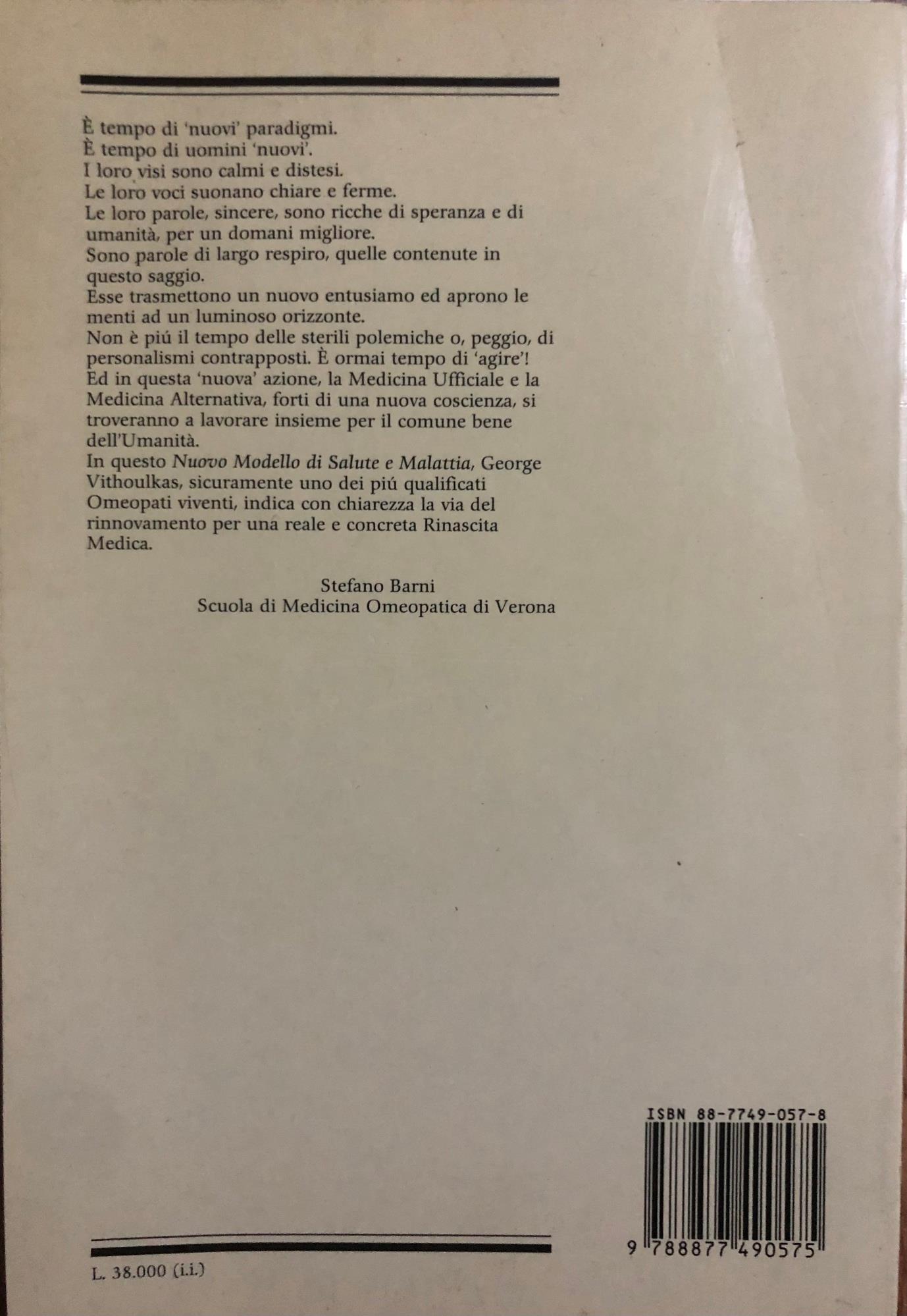 Un nuovo modello di salute e malattia
