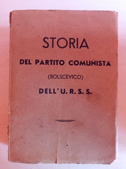 Storia del partito comunista (Bolscevico) dell'URSS - copertina