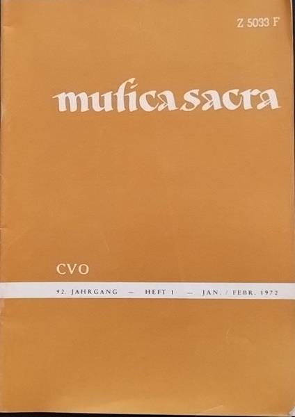 Musica sacra - copertina