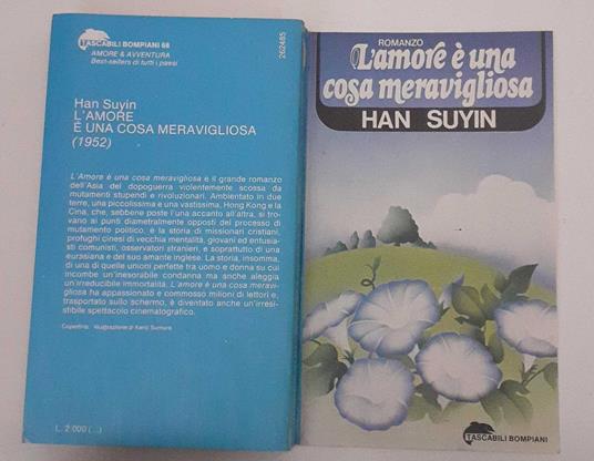 L' amore è una cosa meravigliosa - Han Suyin - copertina