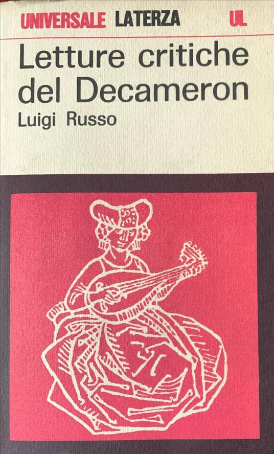 Letture critiche del Decameron - Luigi Russo - copertina