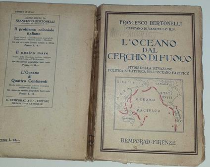 L' oceano dal cerchio di fuoco - Francesco Bertonelli - copertina