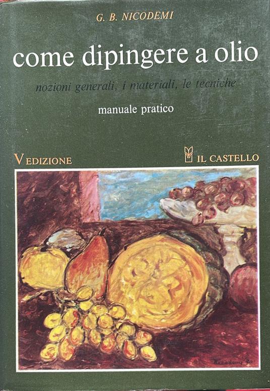 Come dipingere a olio - Giorgio Nicodemi - copertina