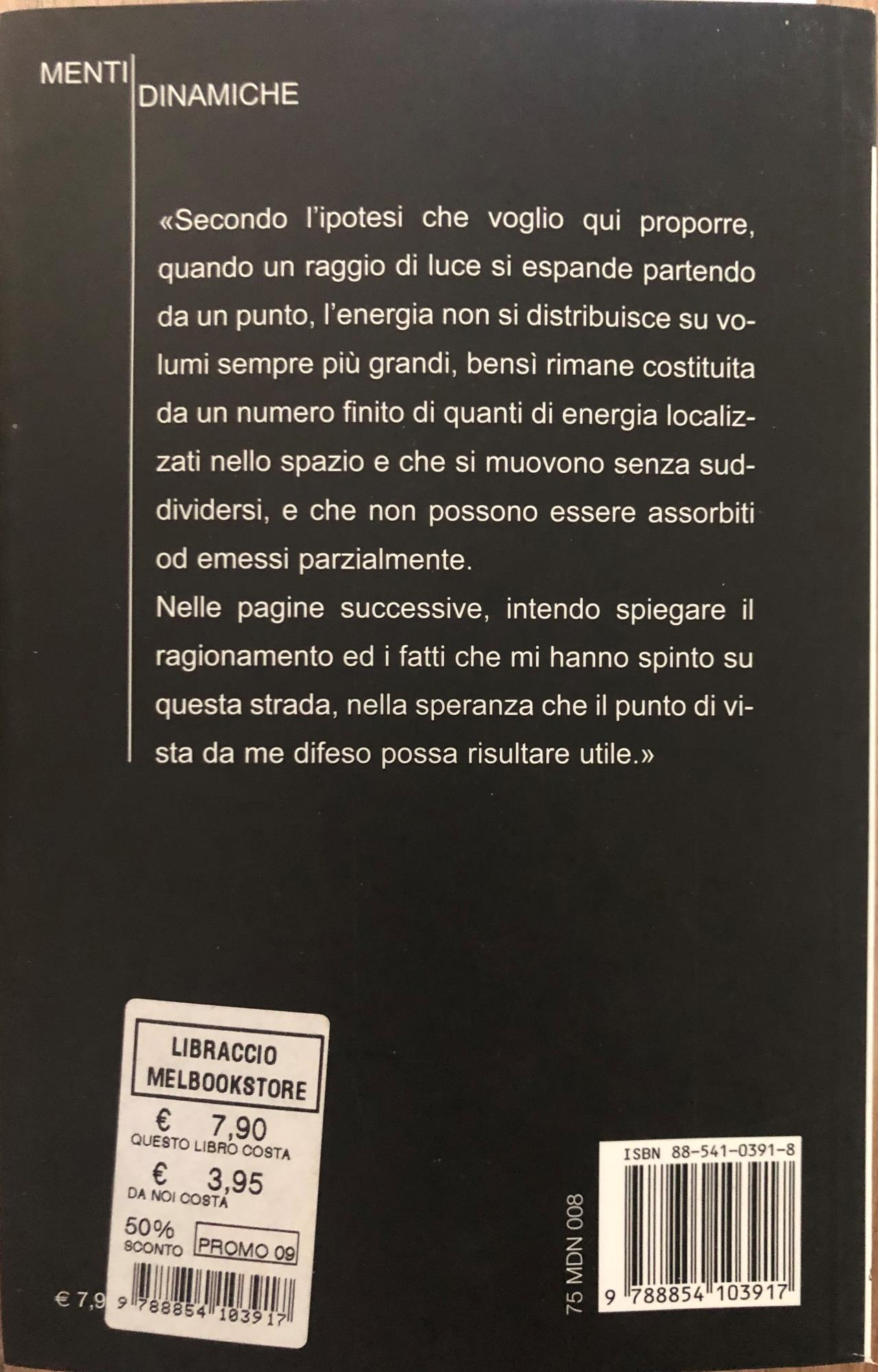 Einstein. Teoria dei quanti di luce