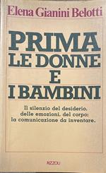 Prima le donne e i bambini