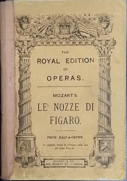 Le nozze di Figaro - Wolfgang Amadeus Mozart - copertina