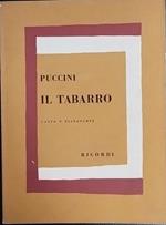 Il tabarro. Canto e pianoforte