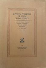 Rivista italiana di studi napoleonici n 1 - Anno XXIII