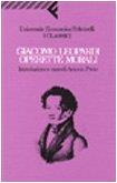 Operette morali - Giacomo Leopardi - copertina