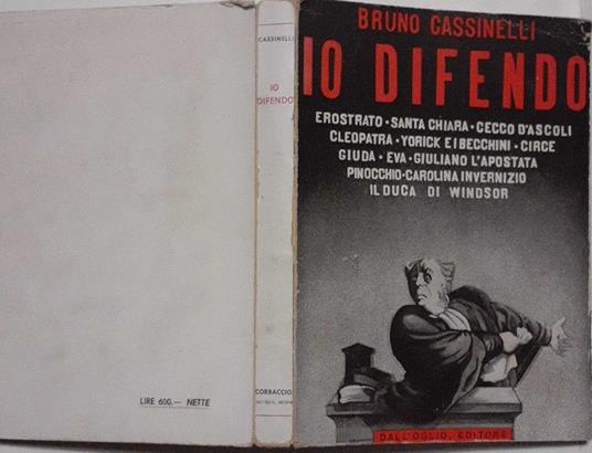 Io difendo - Bruno Cassinelli - copertina