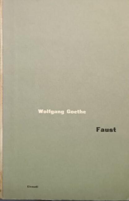 Faust - Johann Wolfgang Goethe - copertina
