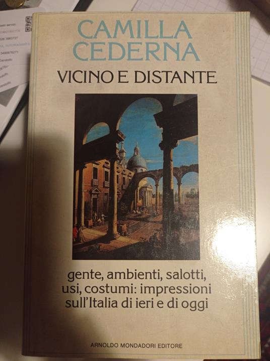 vicino e distante - Camilla Cederna - copertina
