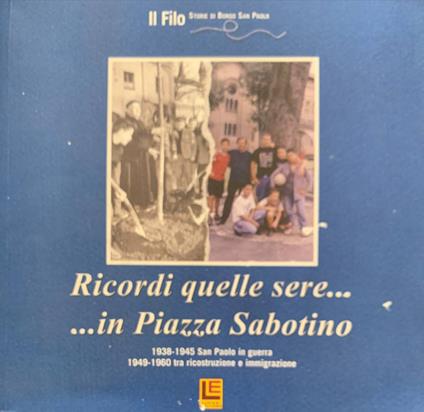 Ricordi quelle sere...in Pazza Sabotino - copertina