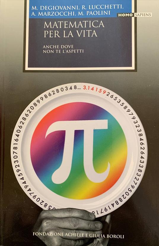 Matematica per la vita anche dove non te l'aspetti - copertina