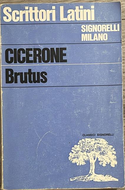 Brutus - M. Tullio Cicerone - copertina