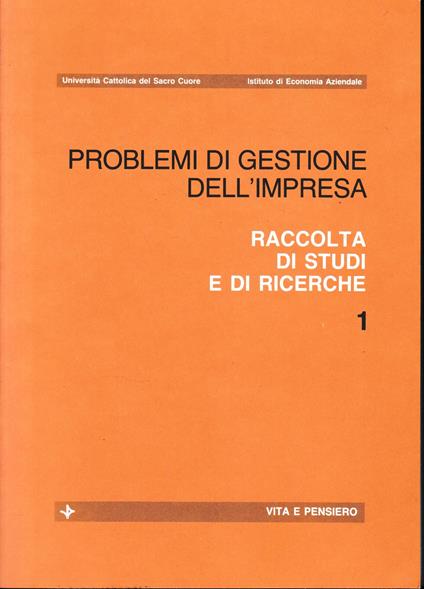Problemi di gestione dell'impresa - copertina