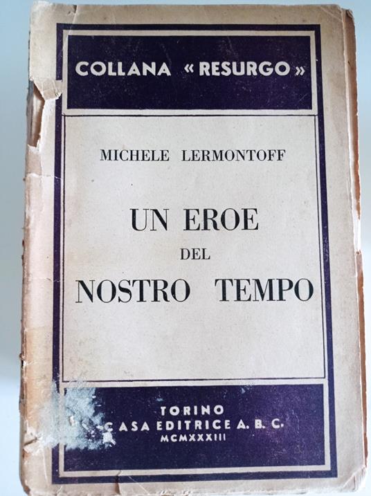 Un eroe del nostro tempo - Michail Jur'evi Lermontov - copertina