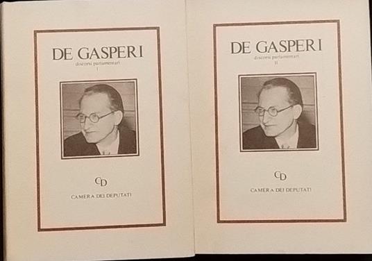 Discorsi parlamentari I e II - Alcide De Gasperi - copertina