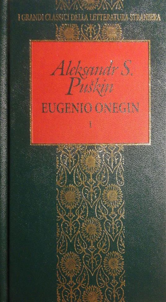 Eugenio Onegin 1 - Aleksandr Puskin - copertina