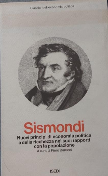 Nuovi principi di economia politica, o Della ricchezza nei suoi rapporti con la popolazione - copertina