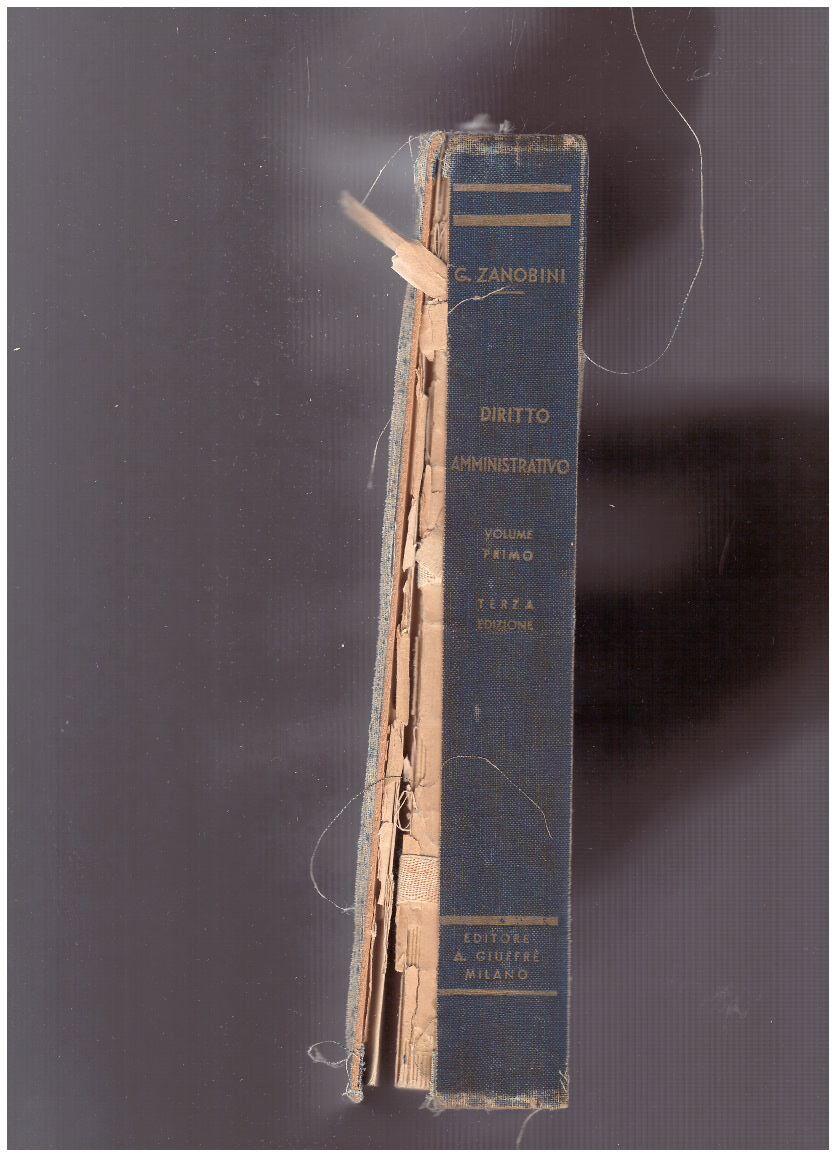 Corso di diritto amministrativo Volume I Parte generale