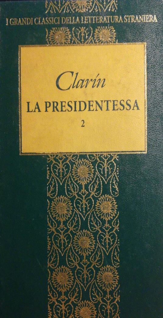 La presidentessa 2 - Clarin - copertina