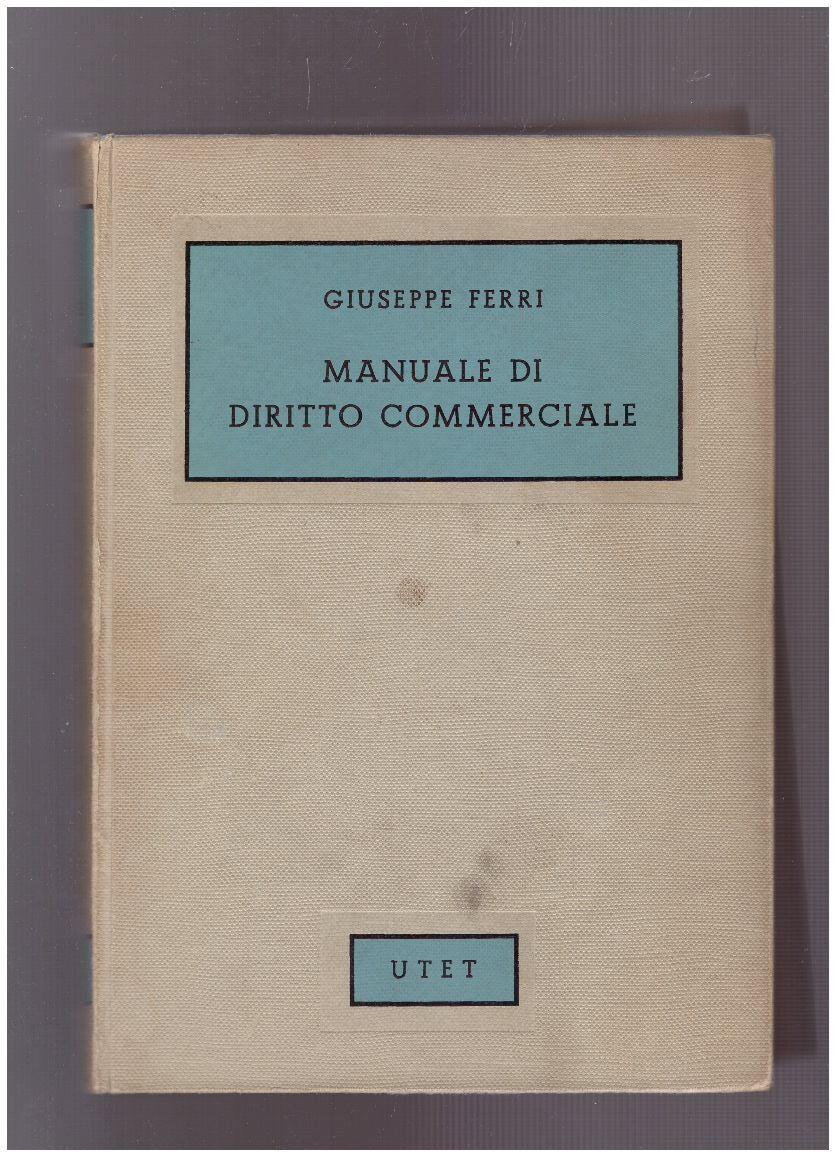Manuale di Diritto Commerciale