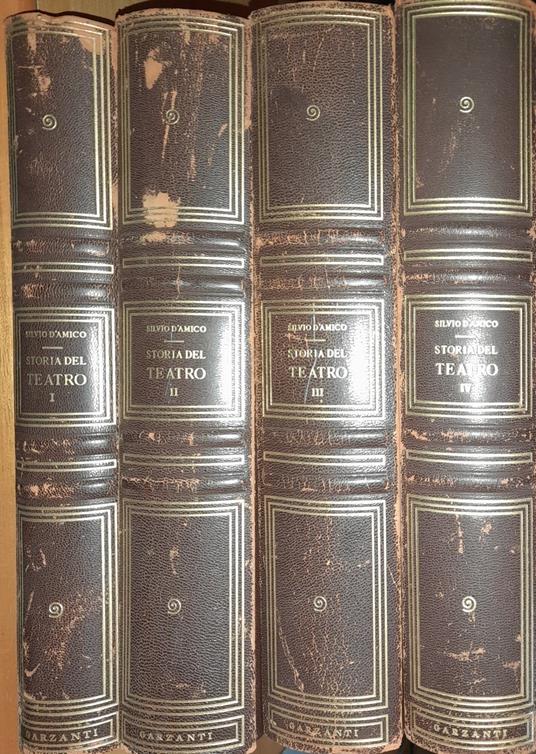 Storia del teatro (4 volumi) - Silvio D'Amico - copertina