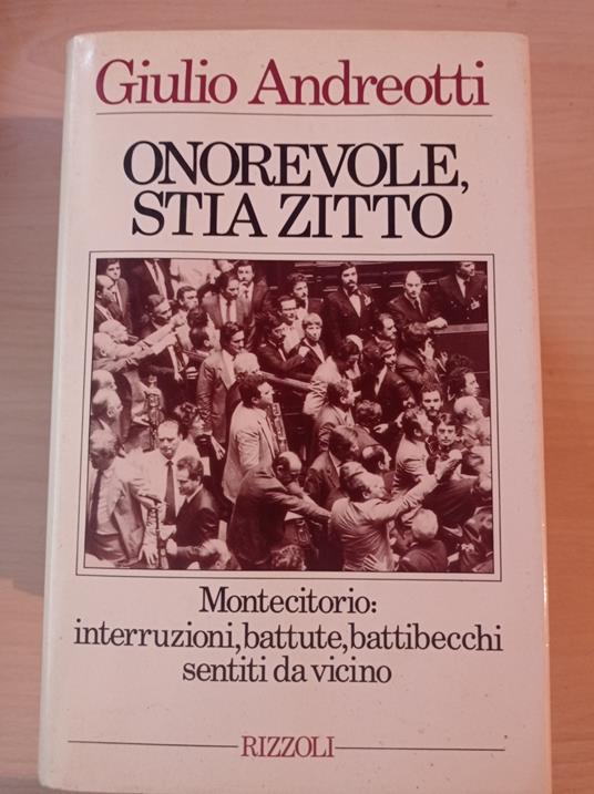 Onorevole stia zitto - Giulio Andreotti - copertina