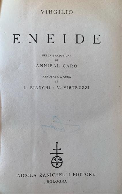 Eineide - Publio Virgilio Marone - copertina