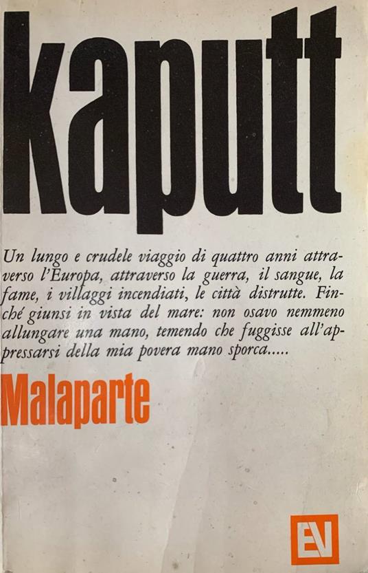 Kaputt - Curzio Malaparte - copertina