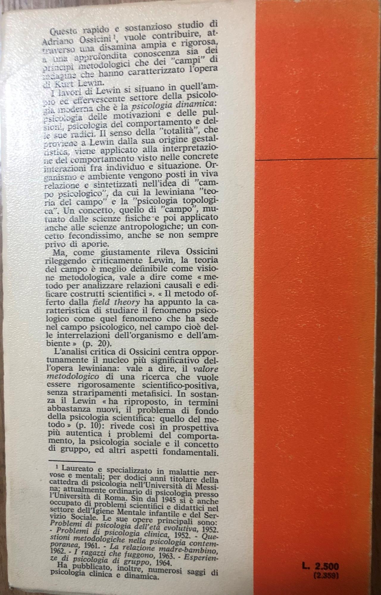 Kurt Lewin e la psicologia moderna