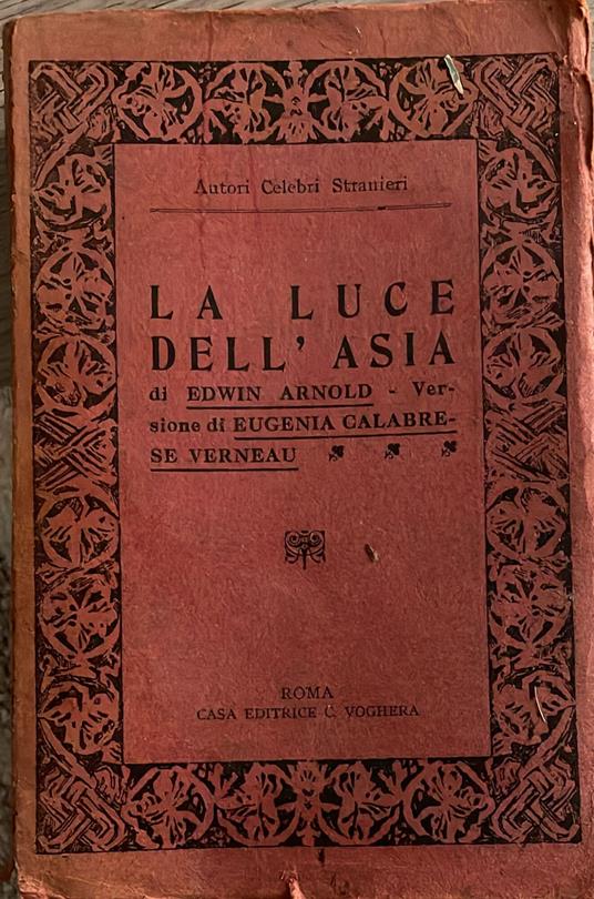 luce dell'Asia - Edwin Arnold - copertina