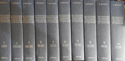 Dictionnaire Des Peintres, Sculpteurs, Dessinateurs Et Graveurs: Nouvelle Edition 10 Volumi - copertina