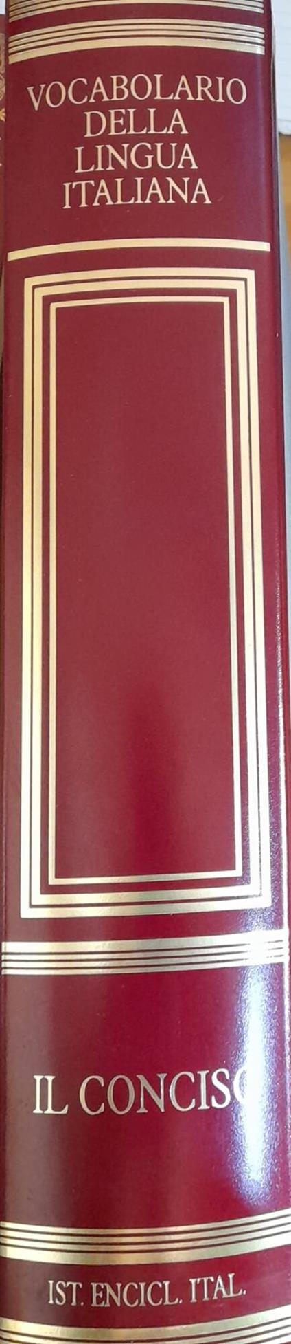 Vocabolario della lingua italiana. Il conciso - copertina