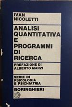 Analisi quantitativa e programmi di ricerca