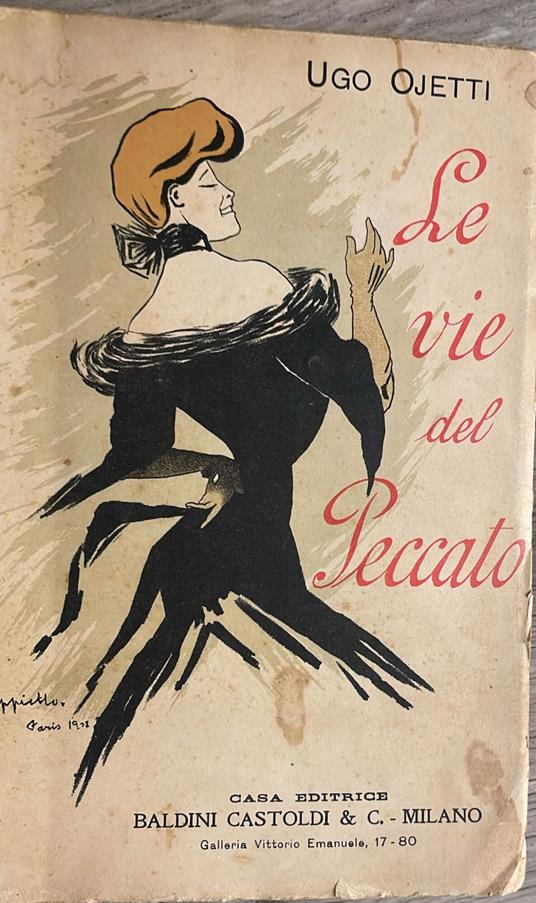 Le vie del peccato - Ugo Ojetti - copertina