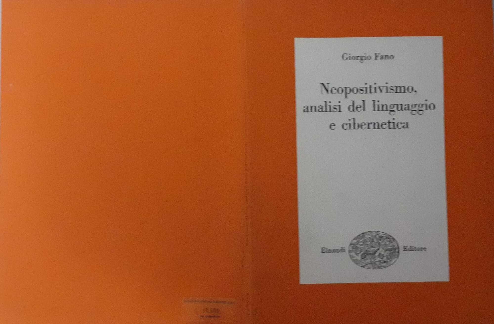 Neopositivismo, analisi del linguaggio e cibernetica