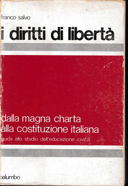 I diritti di libertà - Franco Salvo - copertina