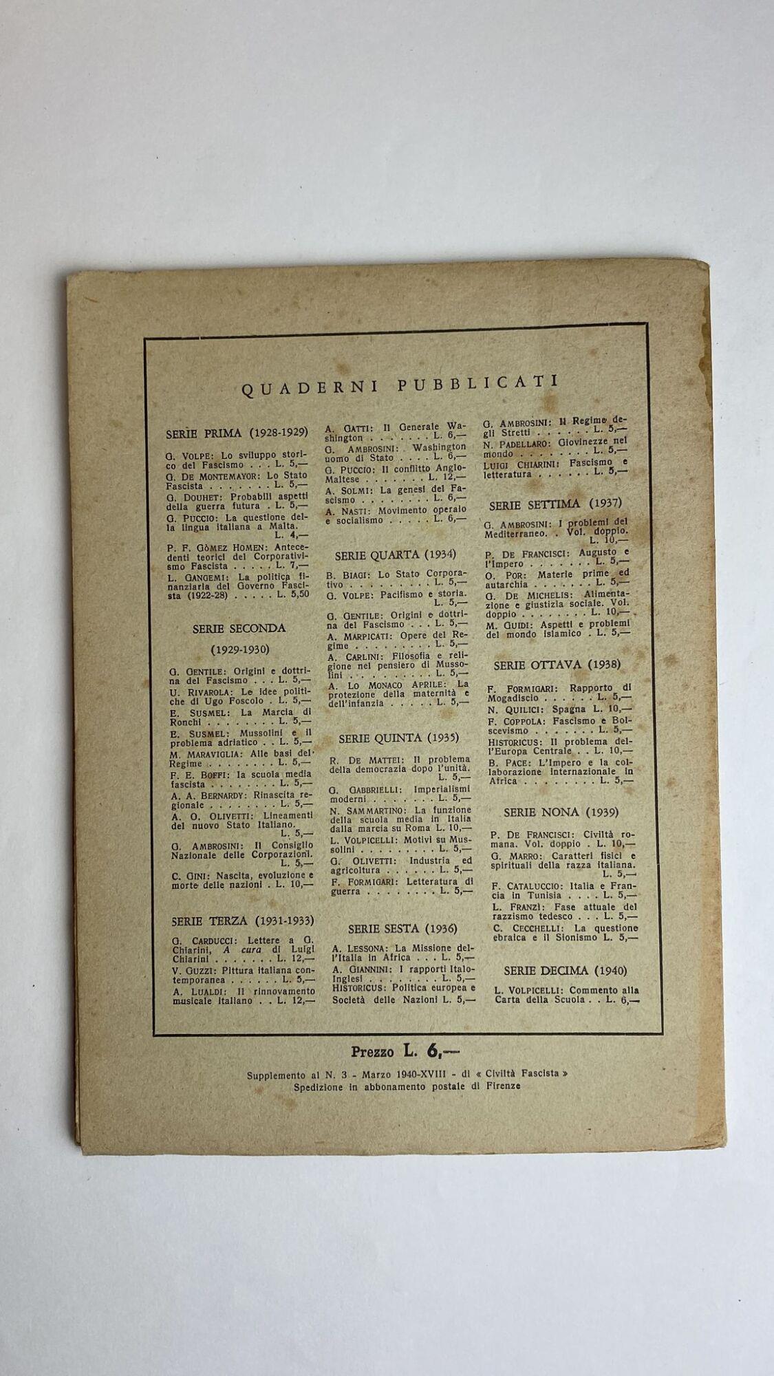 Commento alla carta della scuola