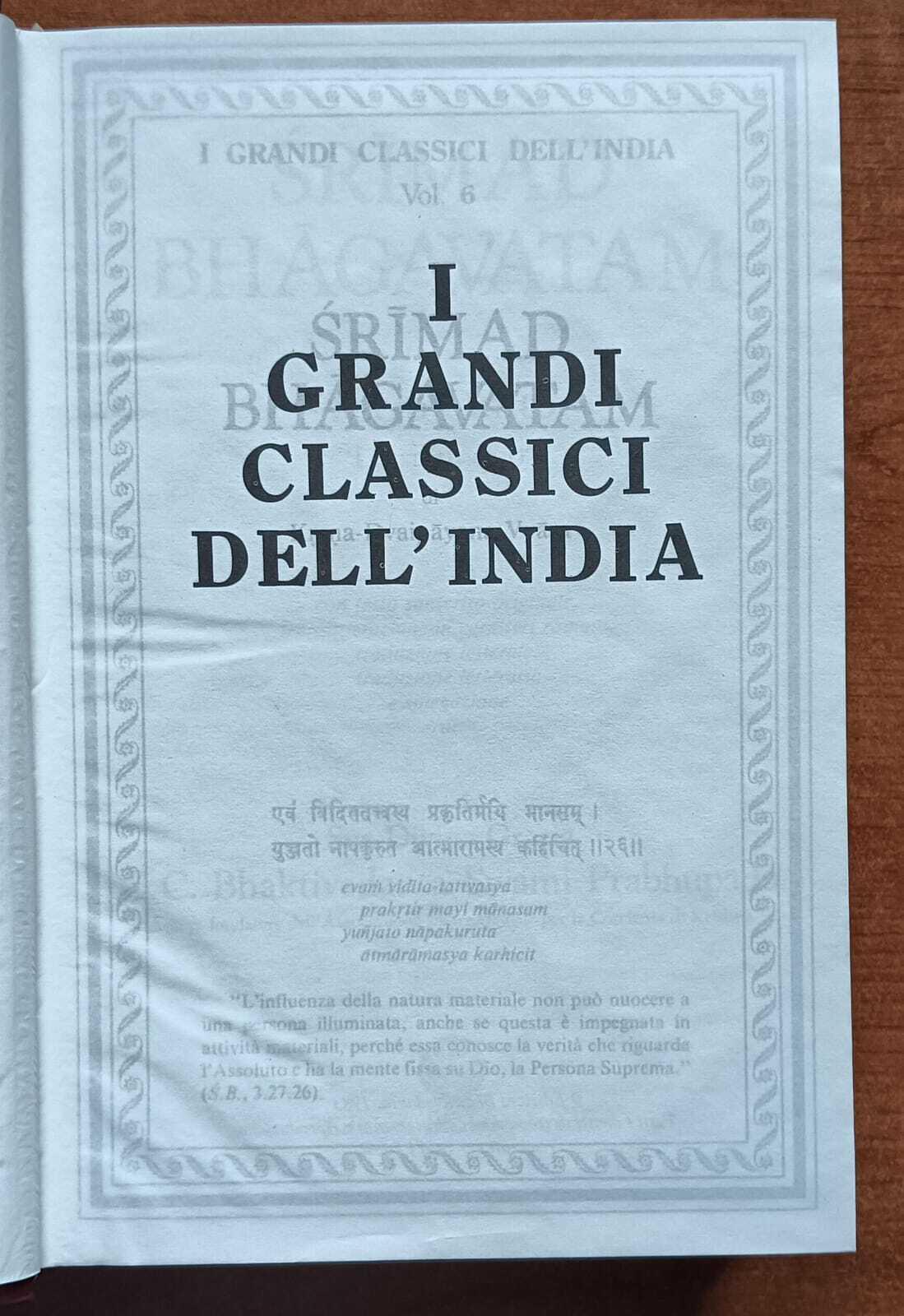 Srimad Bhagavatam Terzo Canto Lo Statu Quo