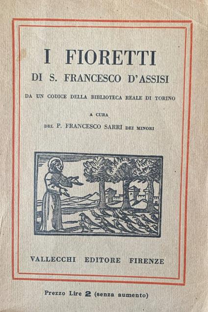 I fioretti di San Francesco D'Assisi - Francesco Sarri - copertina