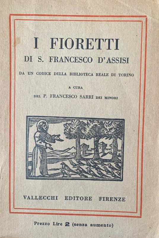 I fioretti di San Francesco D'Assisi - Francesco Sarri - copertina