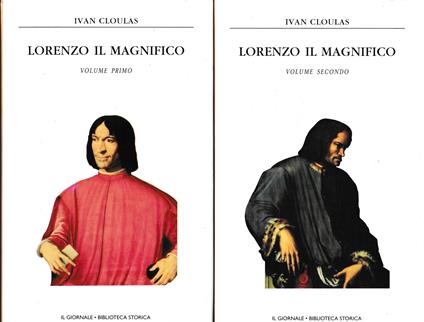Lorenzo il Magnifico, due volumi - Ivan Cloulas - copertina