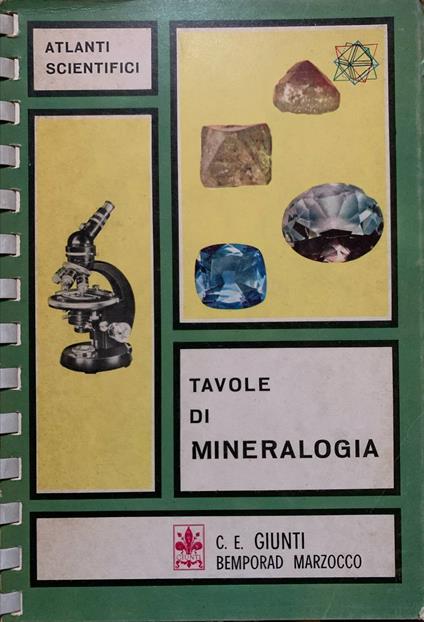 Tavole di mineralogia - copertina