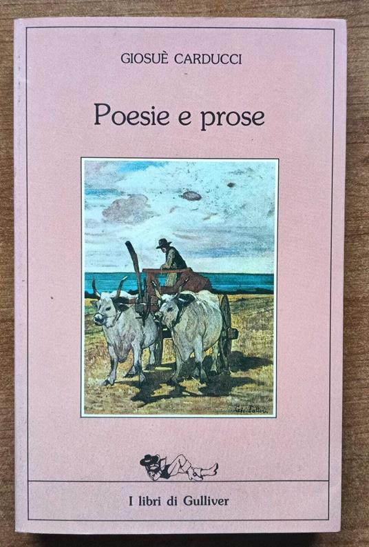poesie e prose - Giosuè Carducci - copertina