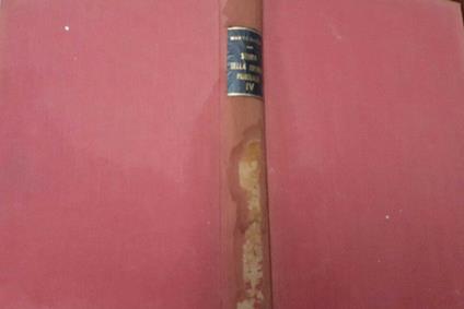 Storia della guerra mondiale con note militari di Enrico Barone. Volume quarto - Vico Mantegazza - copertina