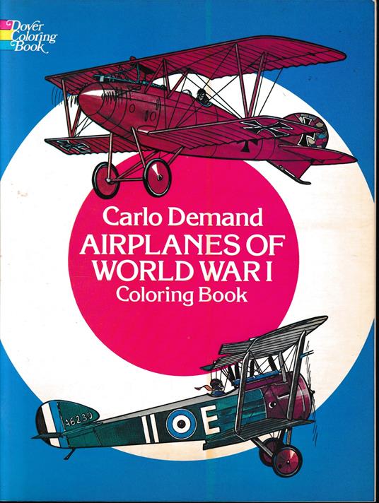 Airplanes of World War 1 Coloring Book - copertina